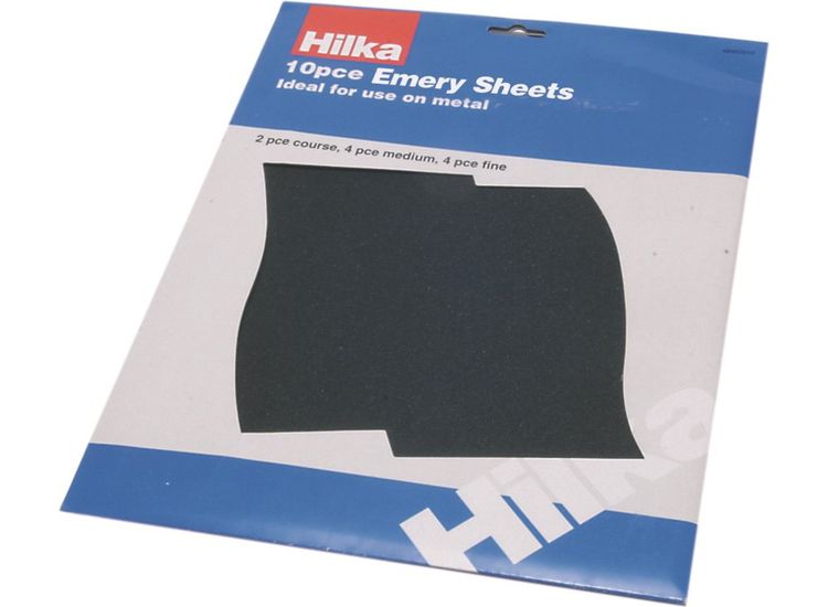 Hilka 10 pce Emery Cloth Sheets