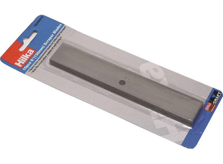 Hilka 10 pce Scraper 150mm Blades