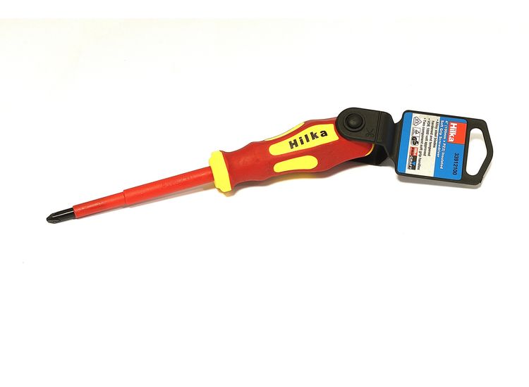 Hilka 100mm PZ2 VDE Screwdriver Insulated