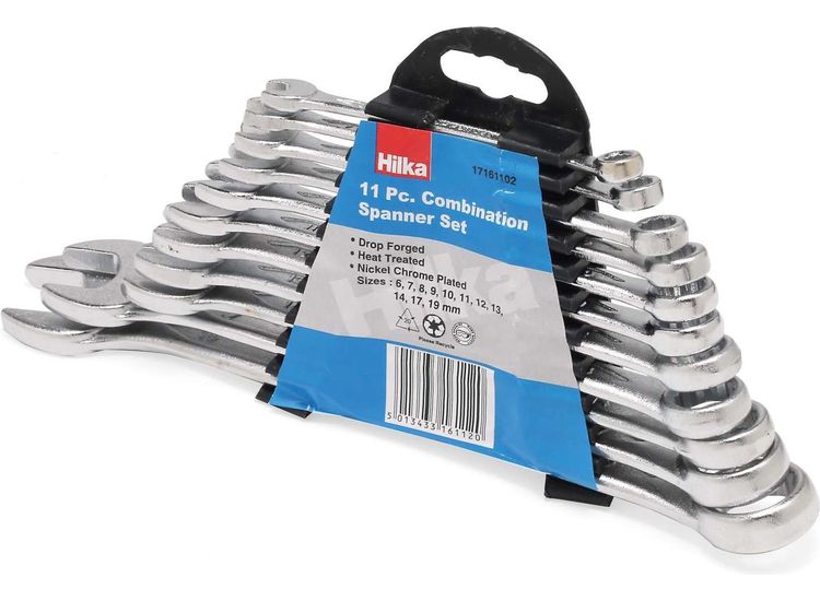 Hilka 11 pce Combi Spanner Set Metric