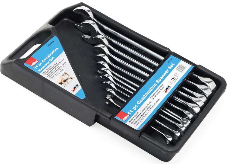 Hilka 11 pce Combination Spanner Set Metric