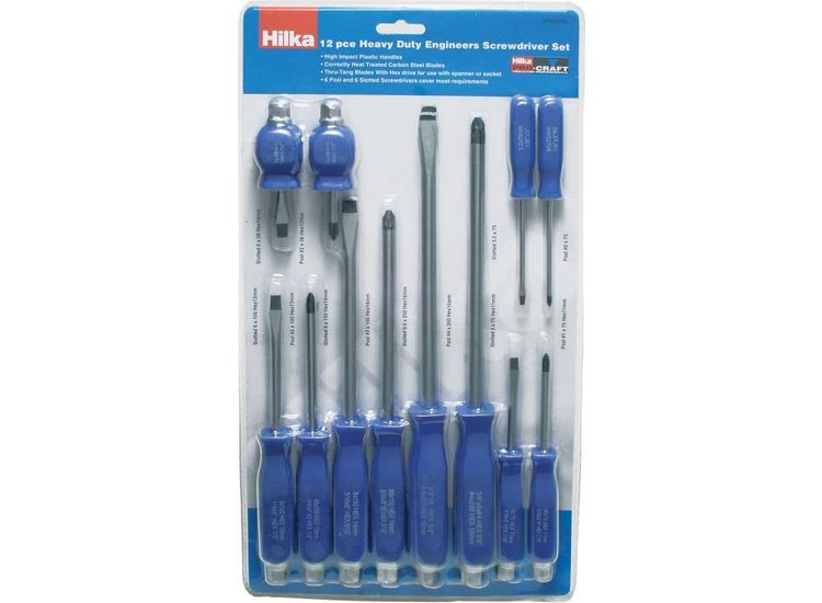Hilka 12 pce Mechanics Screwdriver Set