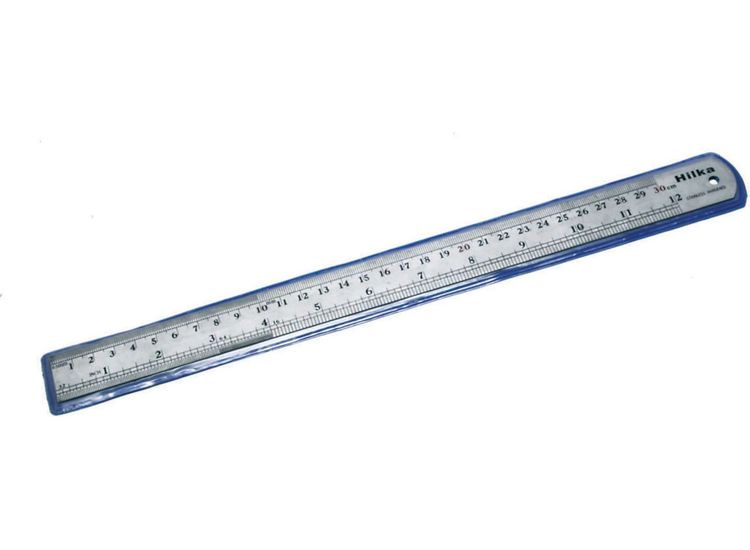Hilka 12" (300mm) Matt Stainless Ruler