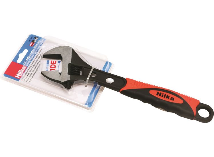 Hilka 12" (300mm) Soft Grip Adjustable Wrench