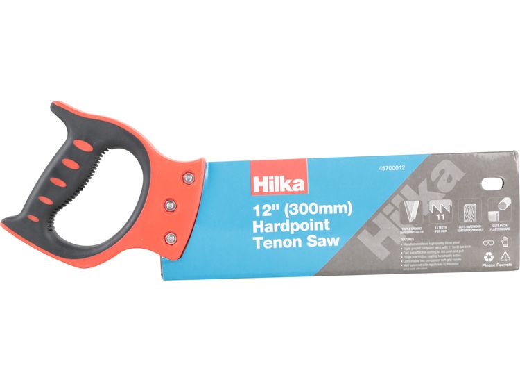 Hilka 12" (300mm) Tenon Saw Soft Grip 13TPI