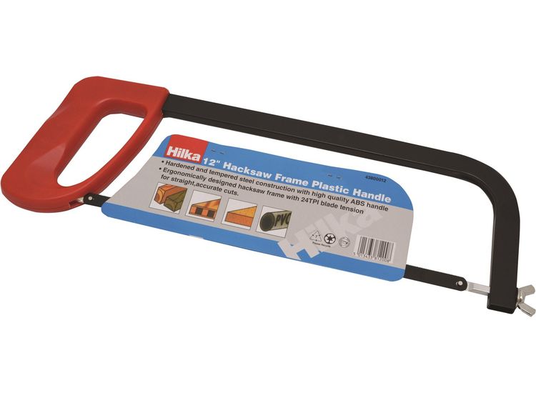 Hilka 12" Hacksaw Frame Plastic Handle