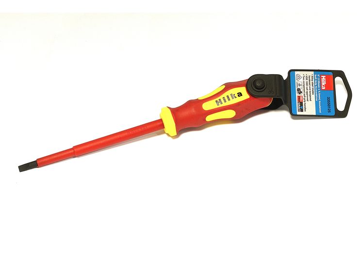 Hilka 125mm x 5.5mm VDE Screwdriver Insulated