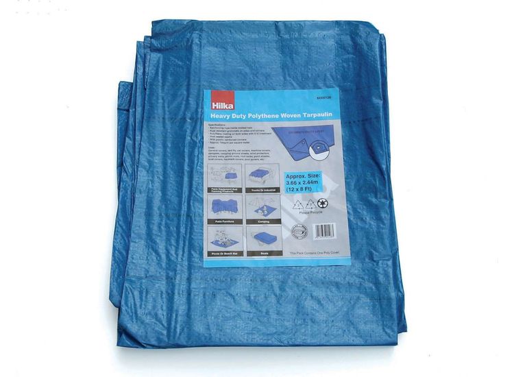 Hilka 12ft x 8ft (3.6 x 2.4m) Tarpaulin