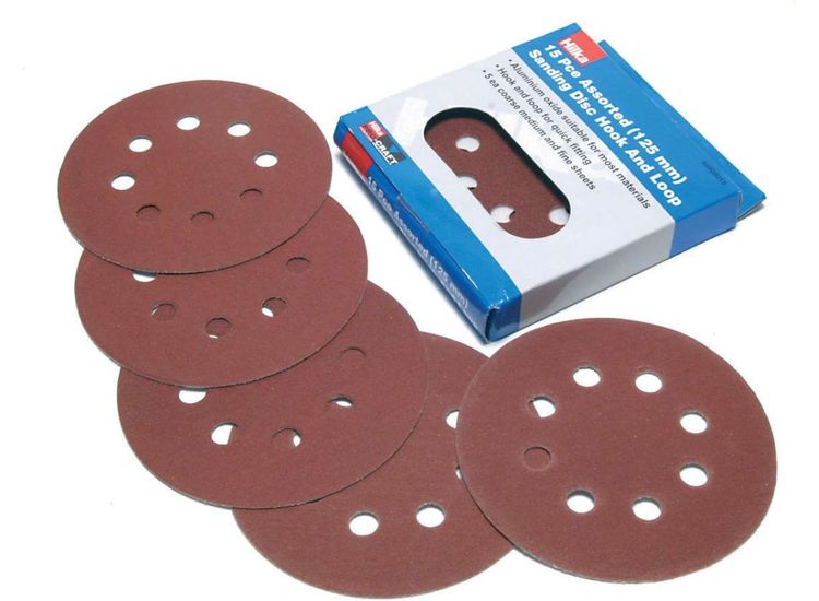 Hilka 15 pce Assorted 125mm Sanding Disc
