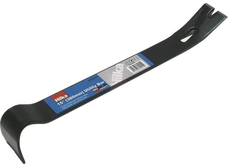 Hilka 15" Utility Bar with Nail Puller&amp; Chisel