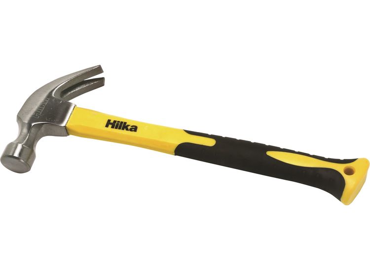 Hilka 16oz Claw Hammers Fibre Glass Shaft