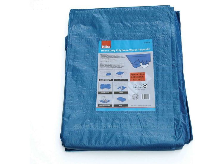 Hilka 18ft x 12ft (5.5 x 3.6m) Tarpaulin
