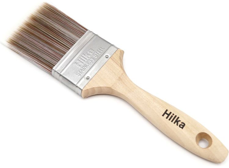 Hilka 2 1/2" Wooden Synthetic Bristle Paint Brushes