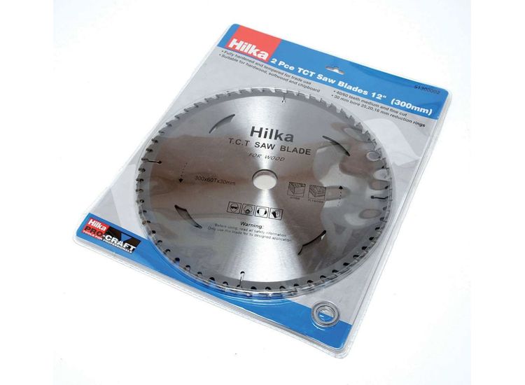 Hilka 2 pce 12" (300mm) TCT Saw Blades