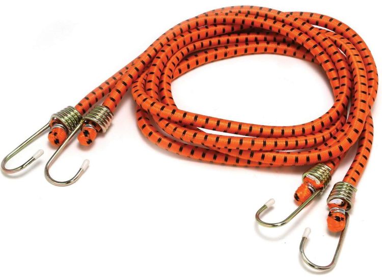 Hilka 2 pce 48" (1200mm) x 12mm HD Bungee Straps