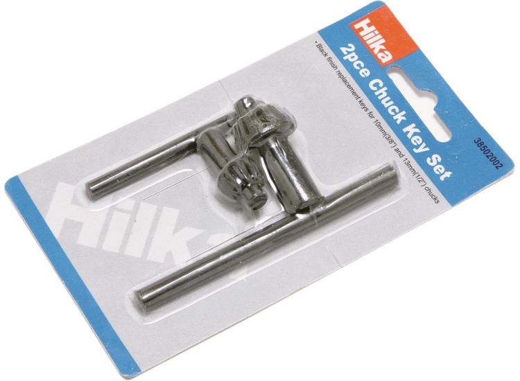Hilka 2 pce Chuck Key Set