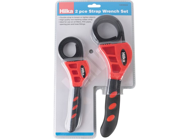 Hilka 2 pce Strap Wrench Set