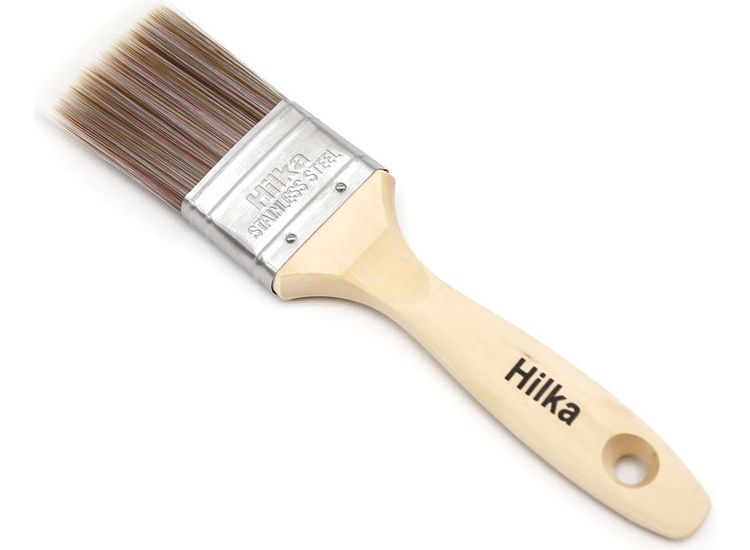 Hilka 2" Wooden Synthetic Bristle Paint Brushes