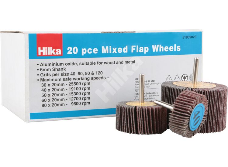 Hilka 20 pce Mixed Flap Wheels