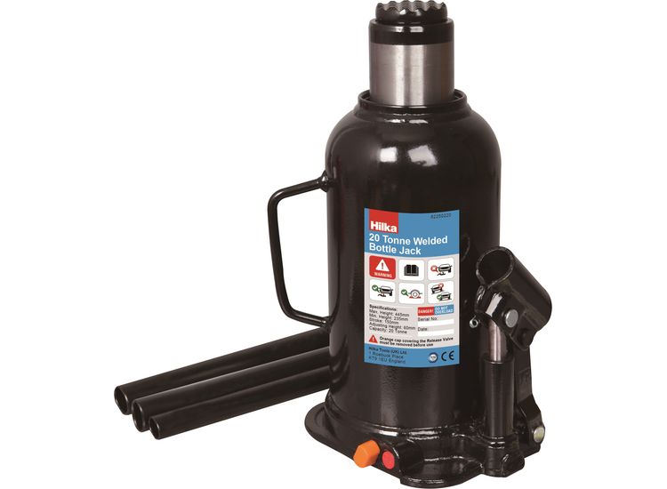 Hilka 20 Tonne 235 - 445mm Welded Bottle Jack