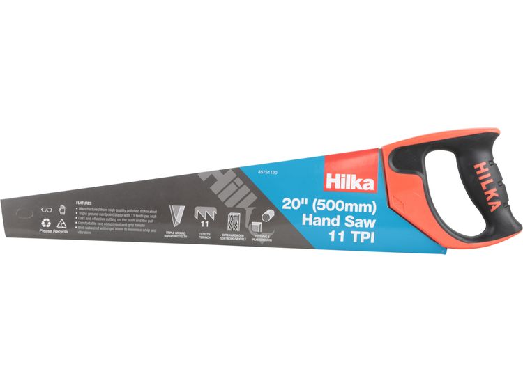 Hilka 20" (500mm) Handsaw 11TPI
