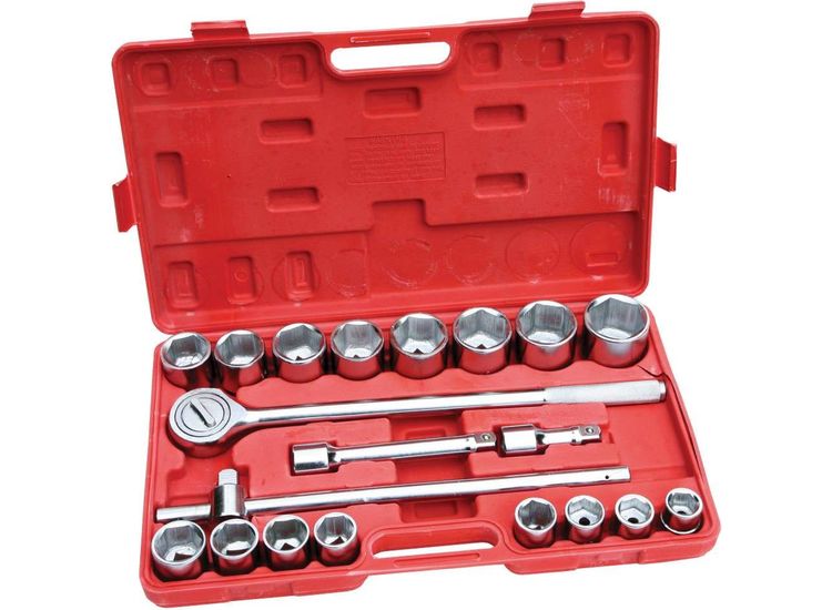 Hilka 21 pce 3/4" Drive Socket Set Metric