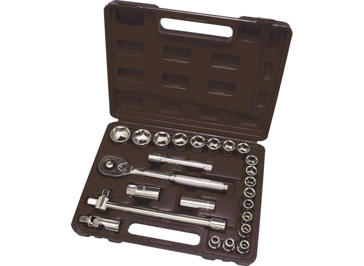 Hilka 25 pce 1/2" Drive Socket Set Metric