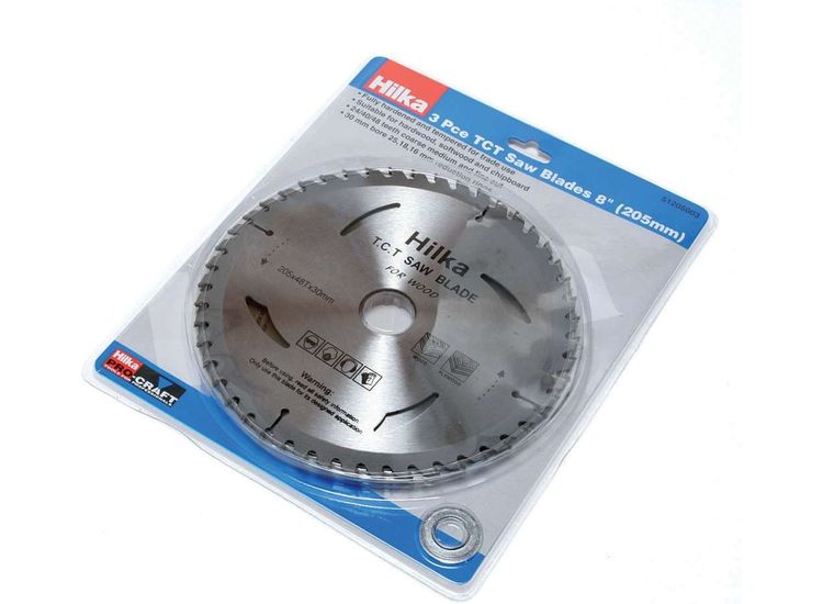 Hilka 3 pce 8" (205mm) TCT Saw Blades