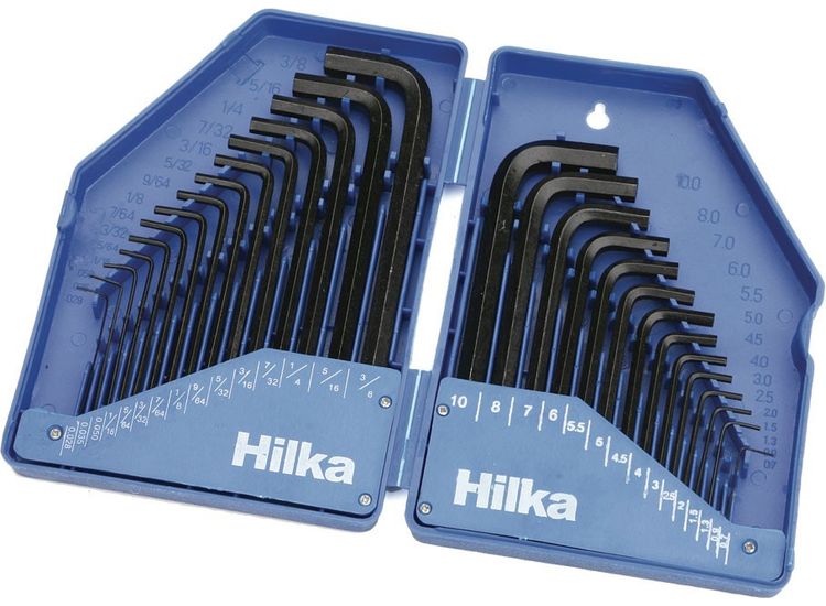Hilka 30 pce Hex Key Set in Folding Case
