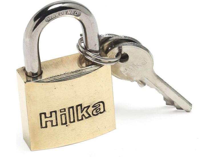 Hilka 30mm Heavy Duty Brass Padlock