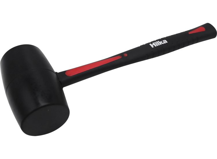 Hilka 32oz Black Rubber Mallet Pro Craft