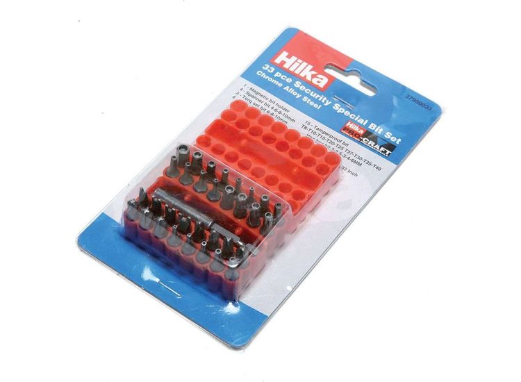 Hilka 33 pce Security Bit Set