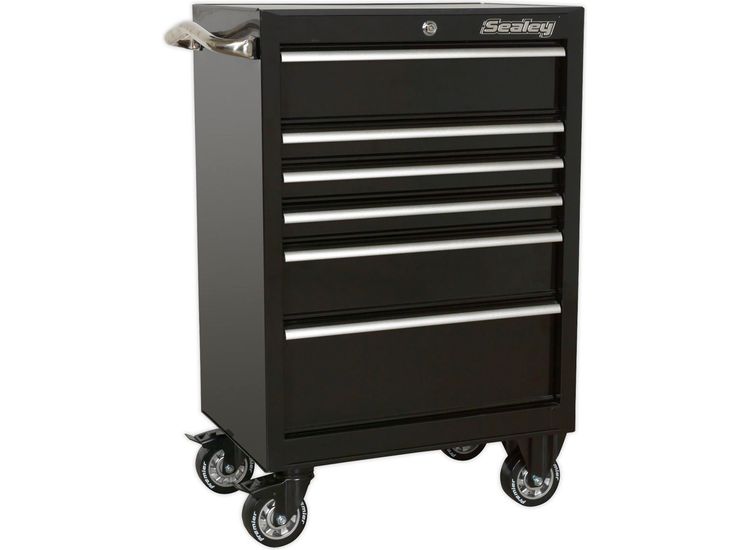 Sealey PTB67506 Rollcab 6 Drawer 675mm Heavy-Duty Black