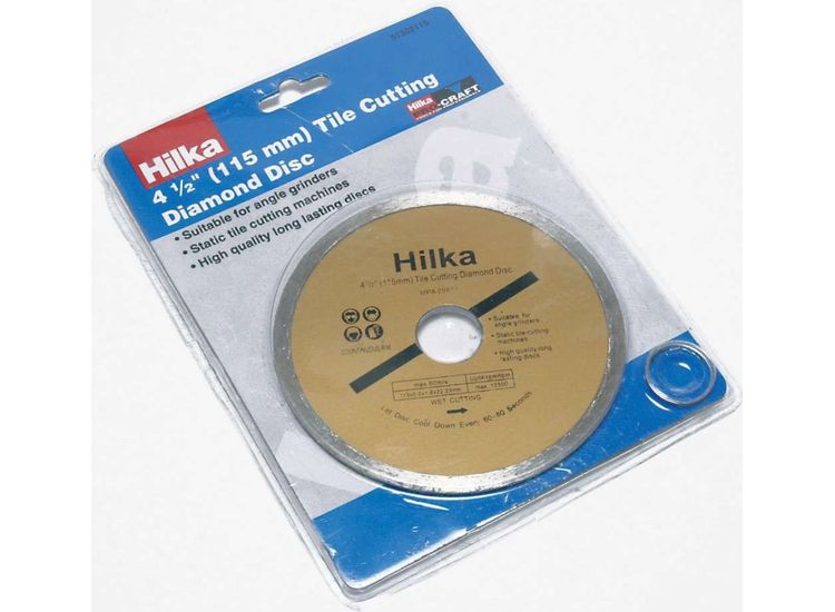 Hilka 4 1/2" (115mm) Tile Cutting Diamond Disc