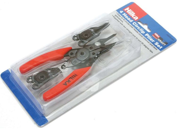 Hilka 4 Head Circlip Pliers Set