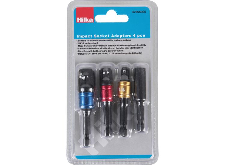 Hilka 4 pce Impact Socket Adaptors