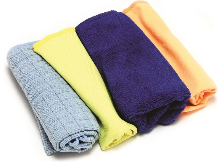 Hilka 4 pce Microfiber Cloth Set