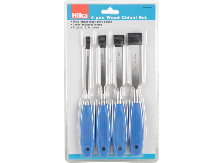 Hilka 4 pce Wood Chisel Set