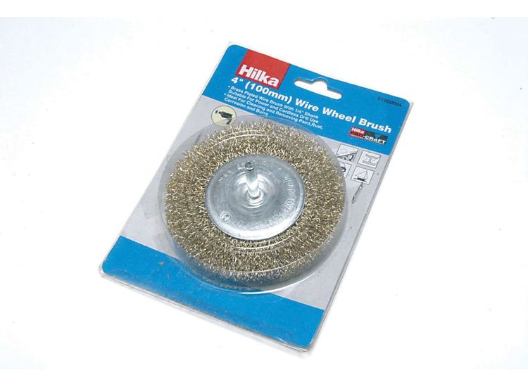 Hilka 4" Wire Wheel Brush