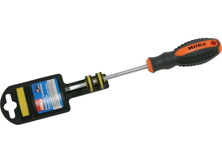 Hilka 4" x 5mm Screwdriver Parallel Tip Slotted