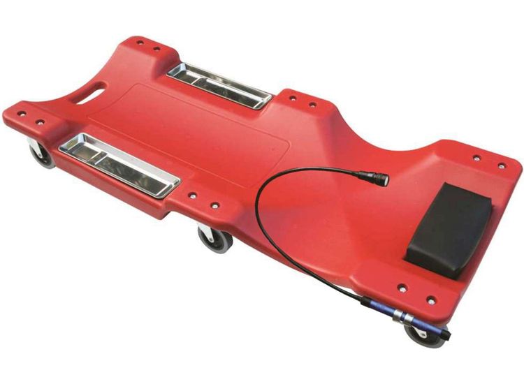 Hilka 40" Creeper with Magnetic Tray &amp; Light