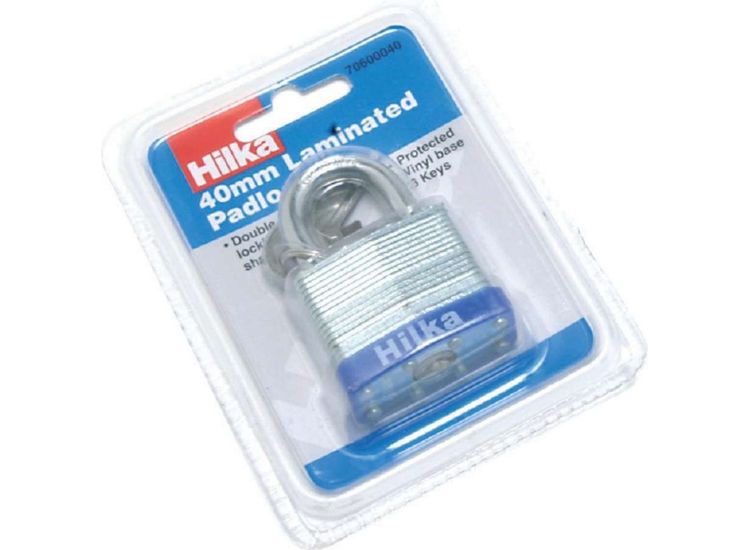 Hilka 40mm Laminated Padlock