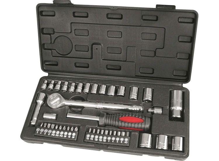 Hilka 43 pce 3/8" &amp; 1/4"Drive Socket Set Metric