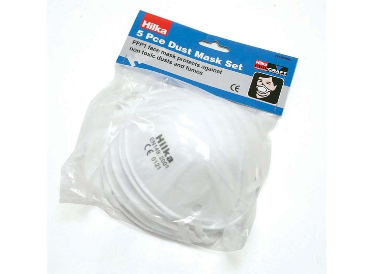 Hilka 5 pce Dust Masks FFP1