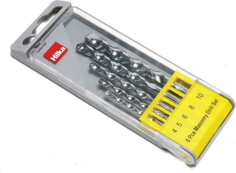 Hilka 5 pce Masonry Drill Set