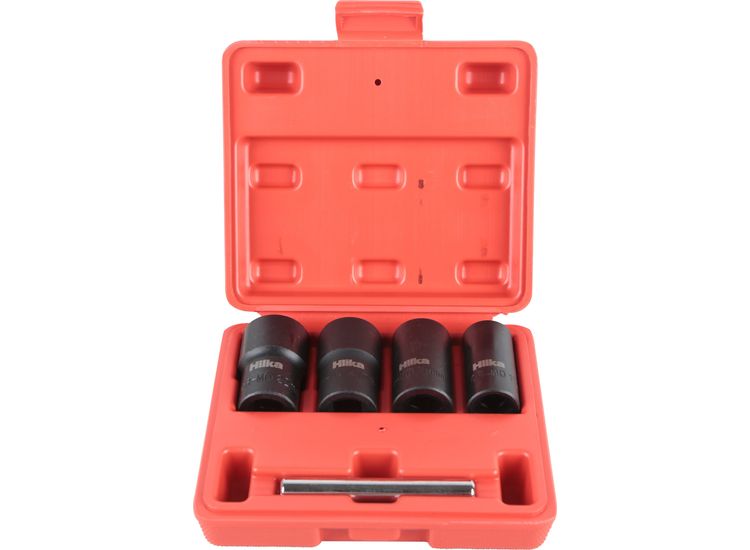 Hilka 5 pce Nut &amp; Bolt Remover Twist Socket Set 1/2"