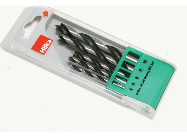 Hilka 5 pce Wood Boring Bit Set