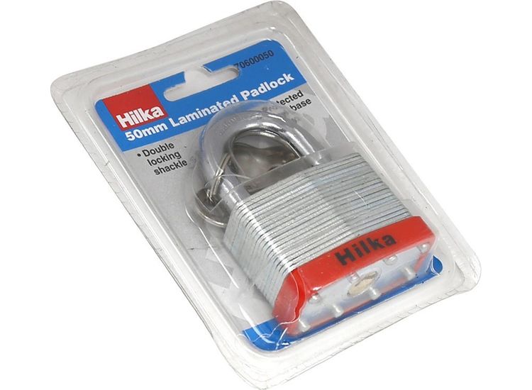 Hilka 50mm Laminated Padlock