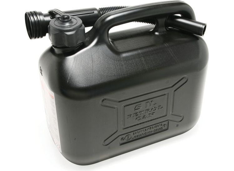 Hilka 5L Black Fuel Can
