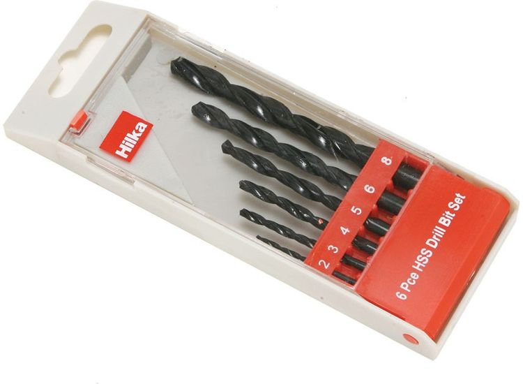 Hilka 6 pce HSS Drill Bit Set